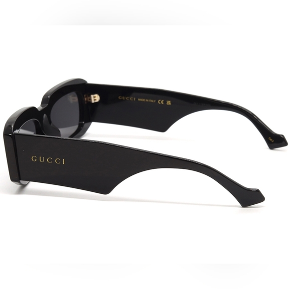 NEW GUCCI UNISEX BLACK SQUARE GG1426S 001 SUNGLASSES main image 5
